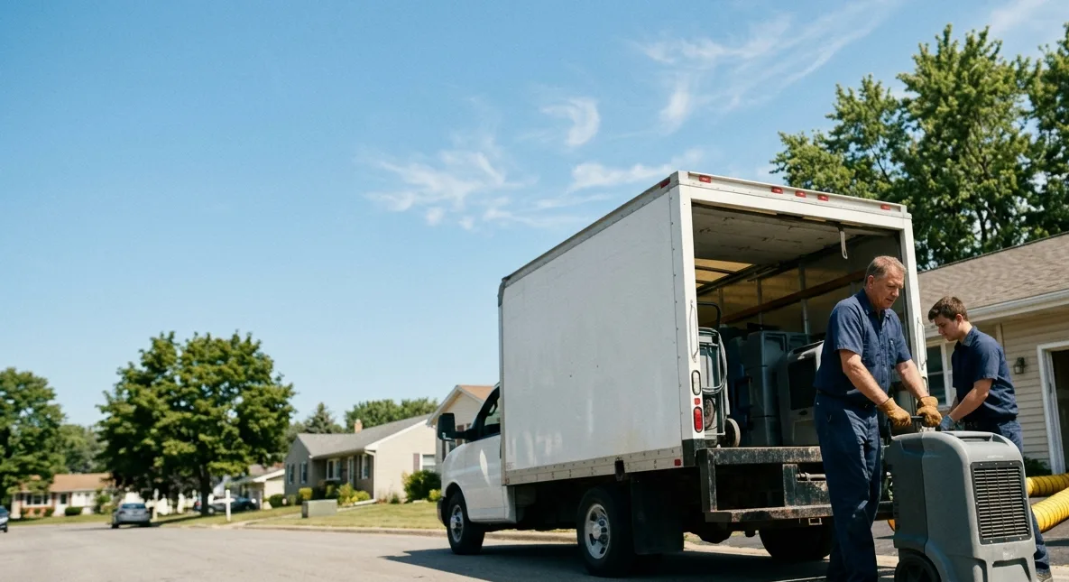 Water Damage Cleanup in Helmsburg, IN near me